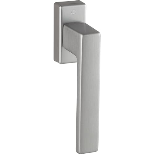 Hoppe 12151099 Maniglia Per Finestra Toulon Vk 7 X 32 – 42 Mm, In Alluminio Inox Opaco, Aluminium Edelstahlfarbig Matt | Raster: 90 °