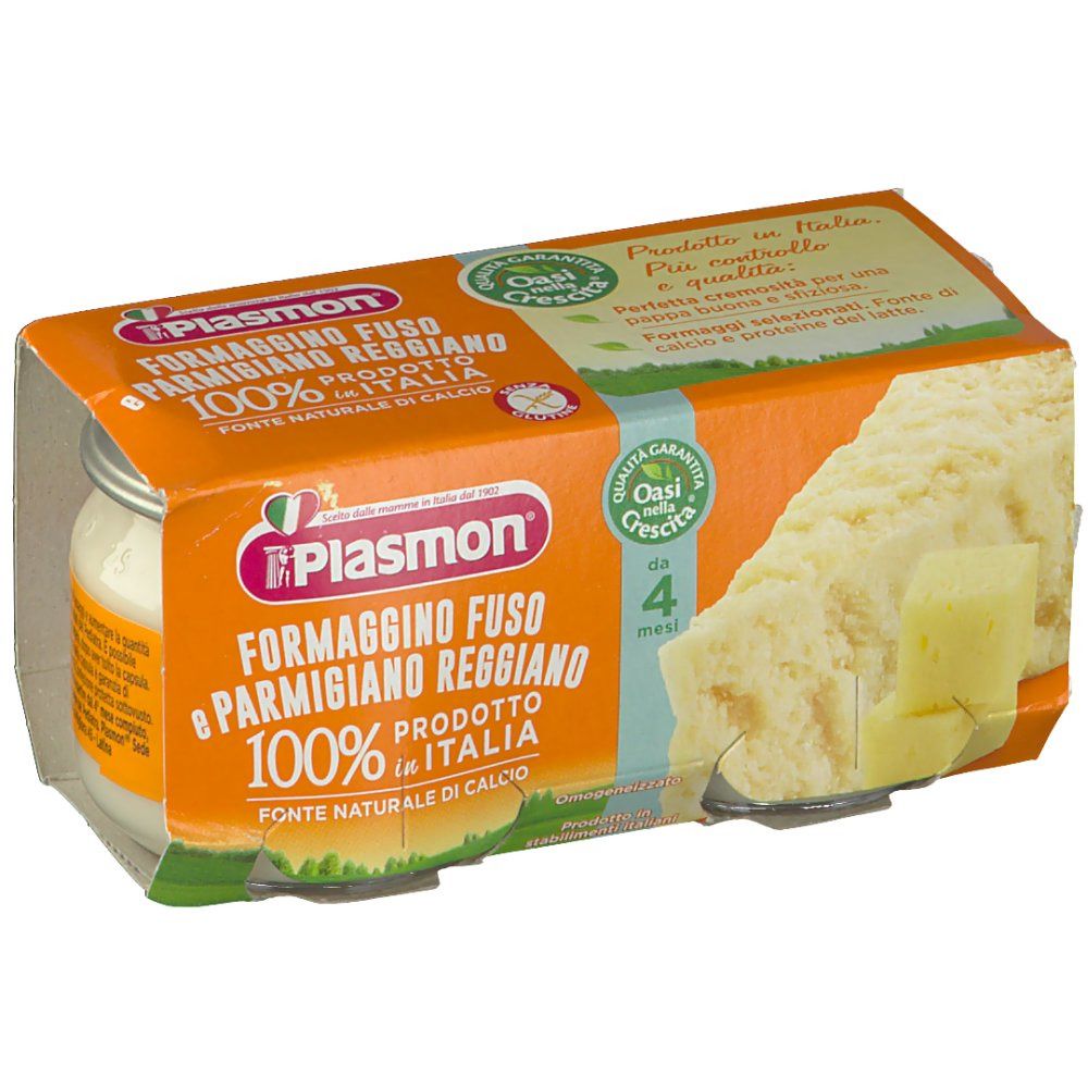 Plasmon Omogeneizzato Formaggino E Parmigiano 2 X 80 G