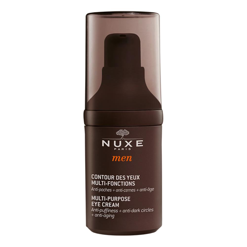 Nuxe Men Crema Contorno Occhi Multi-Funzione - Contorno Occhi Anti-Borse, Anti-Occhiaie E Anti-Età - 15 Ml