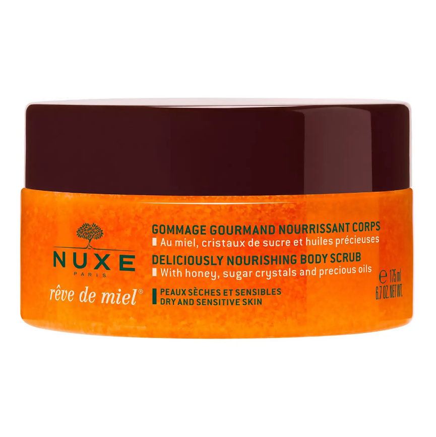 Nuxe Reve De Miel Trattamento Esfoliante Corpo - Scrub Nutriente Per Pelle Secca E Sensibile - 175 Ml