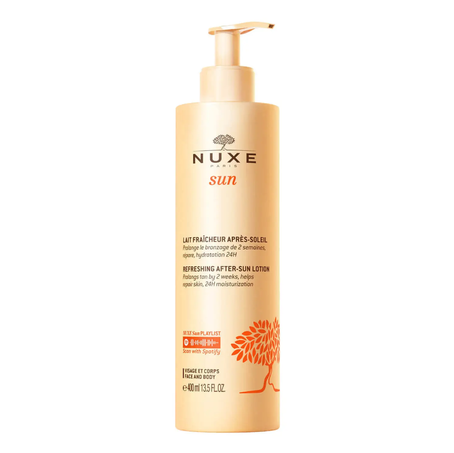 Nuxe Sun Latte Rinfrescante Doposole - Doposole Prolungatore Dell'Abbronzatura Per Viso E Corpo - 400 Ml