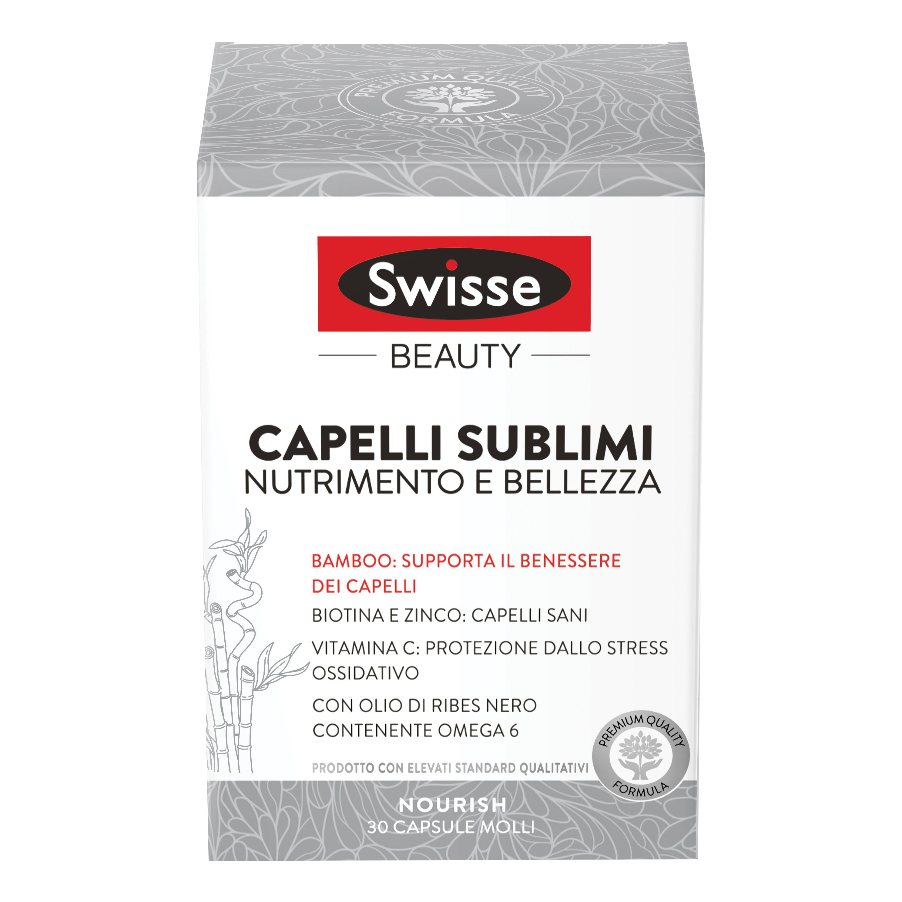 Swisse Capelli Sublimi - Integratore Per Capelli Sani E Luminosi - 30 Capsule