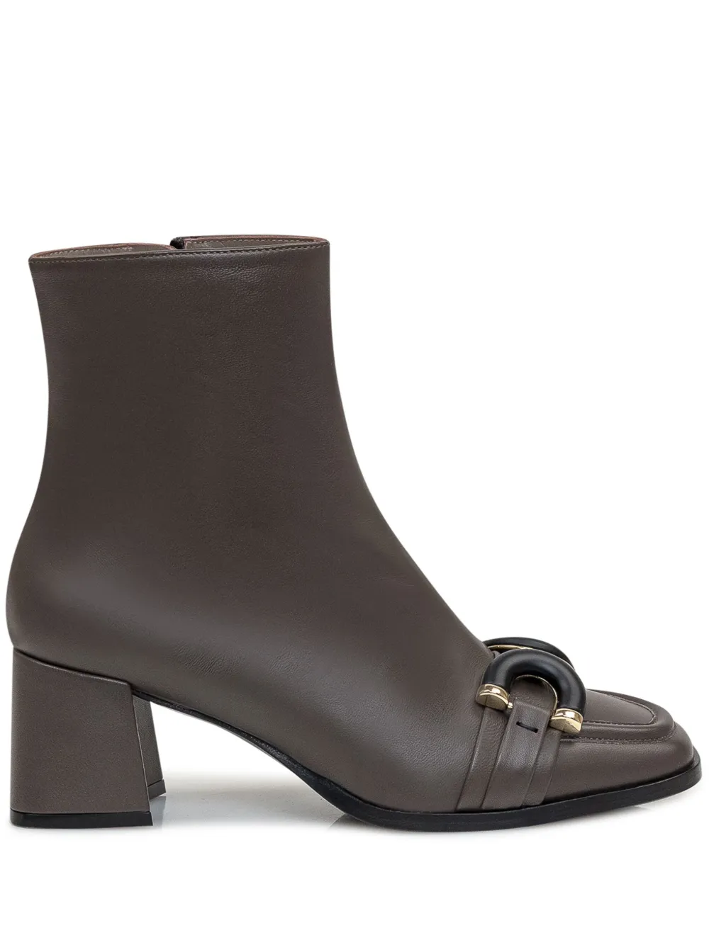 Roberto Festa chain-embellished ankle boots - Grigio
