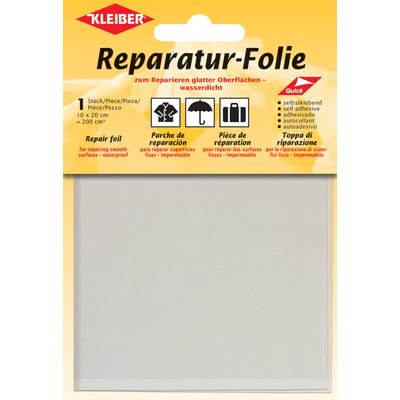 KLEIBER Reparaturfolie, selbstklebend, transparent