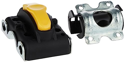 Bellelli Multifix - Blocchetto Di Supporto, Per Seggiolini Posteriori Con Struttura In Acciaio, Nero/Giallo