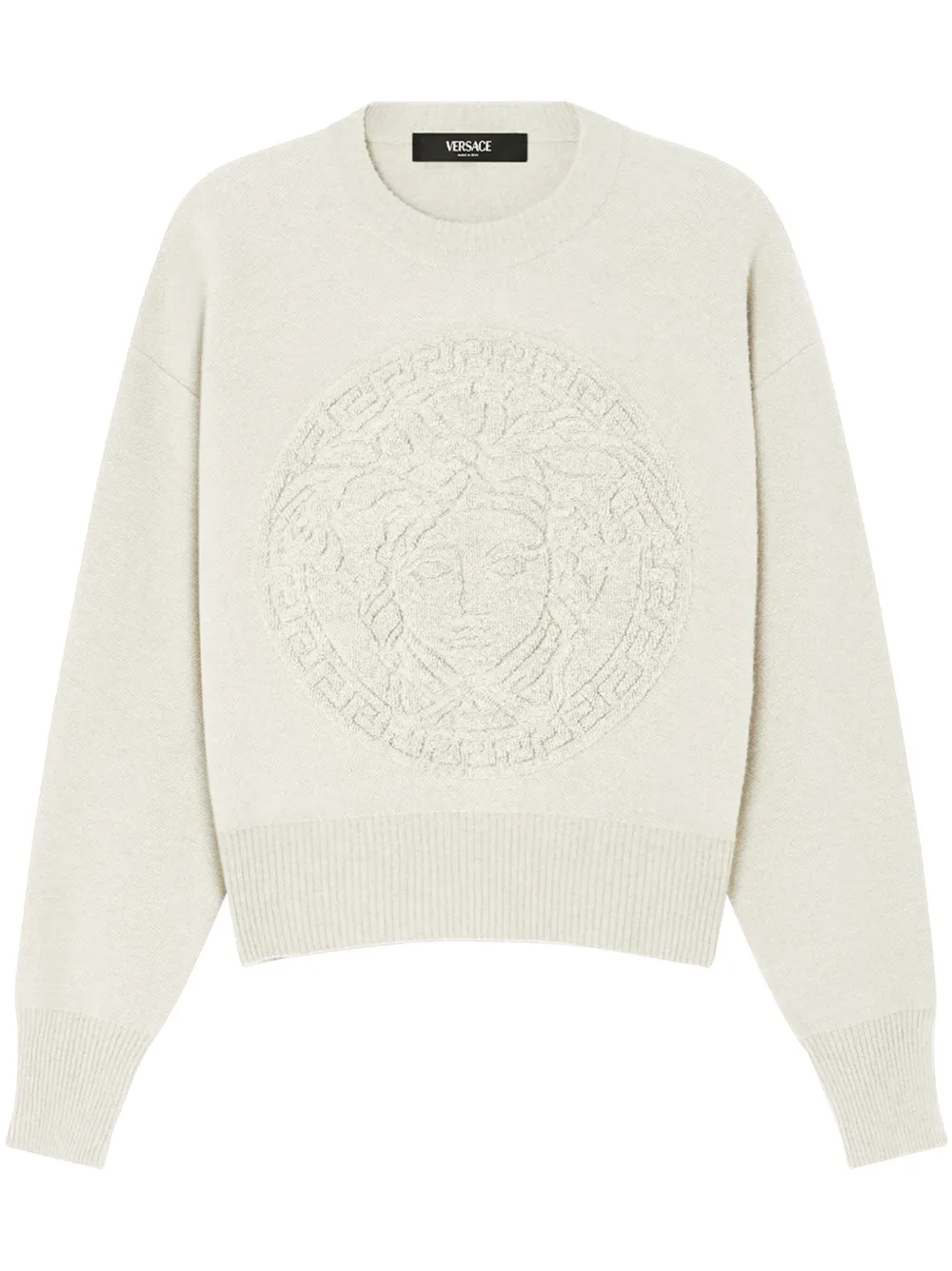 Versace Medusa-motif sweatshirt - Bianco