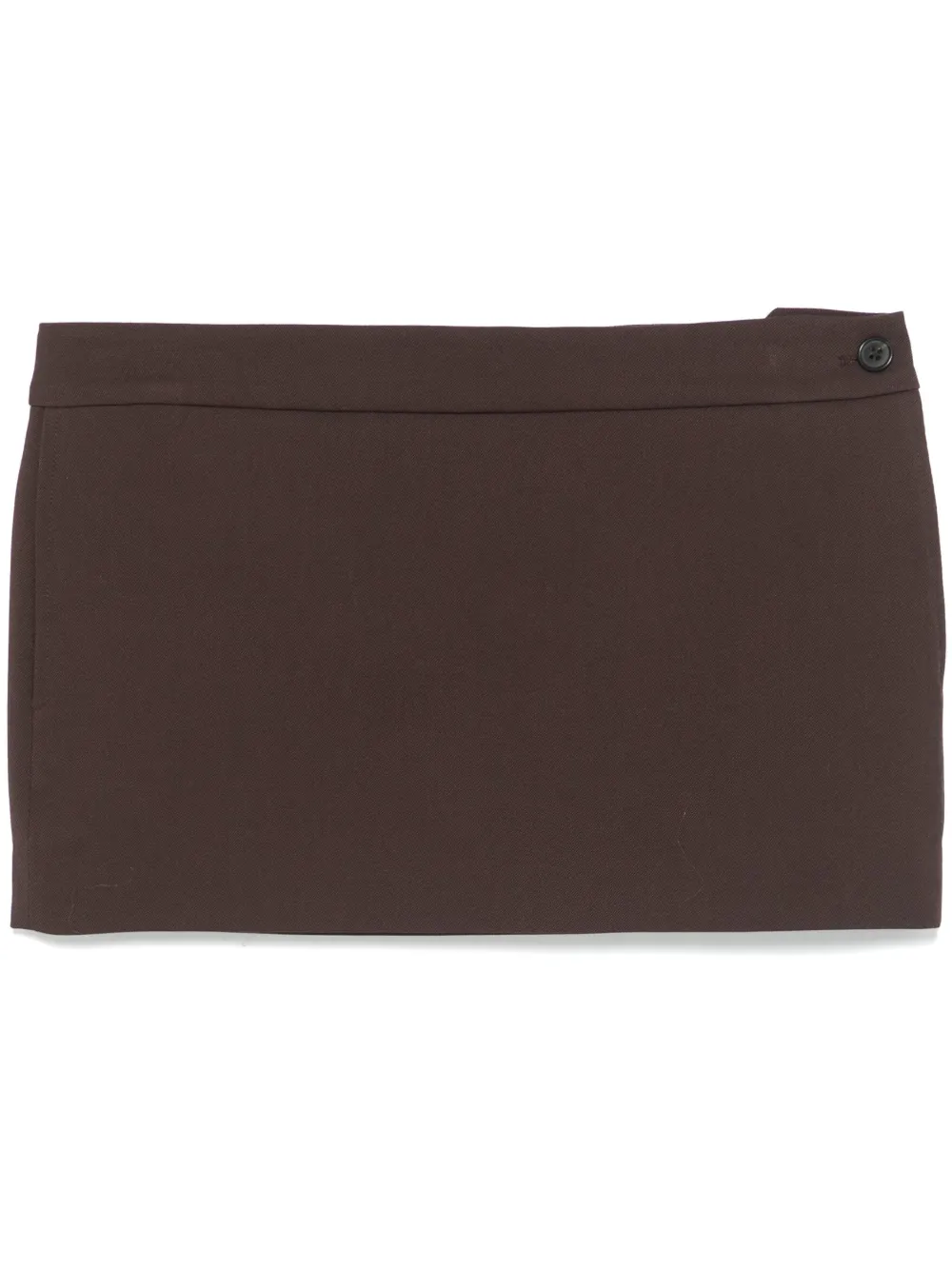 WARDROBE.NYC micro mini skirt - Marrone