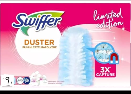 Swiffer Limited Edition Pink Duster - Set Di 9 Ricariche Con Profumo Febreze