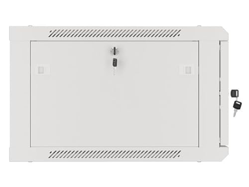 Lanberg Armario Rack 19 € Montaje Pared 6U / 600X600 Autoarmas (Paquete Plano) Gris