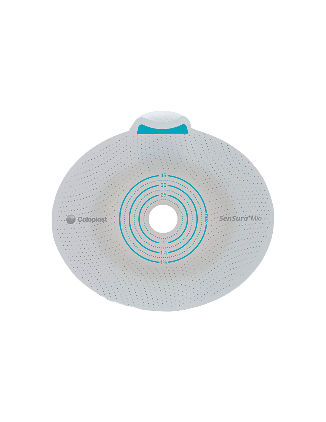 Sensura Mio Click Placca Piana Adesiva Per Colo/Ileostomia 5Pz