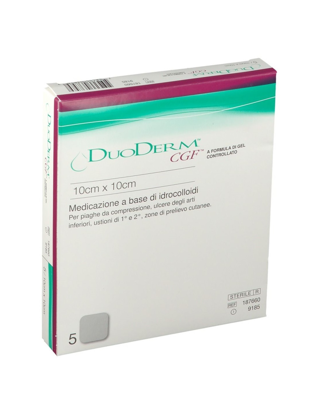 Duoderm Cgf Medicazione Idrocolloidale Sterile Senza Bordo Adesivo
