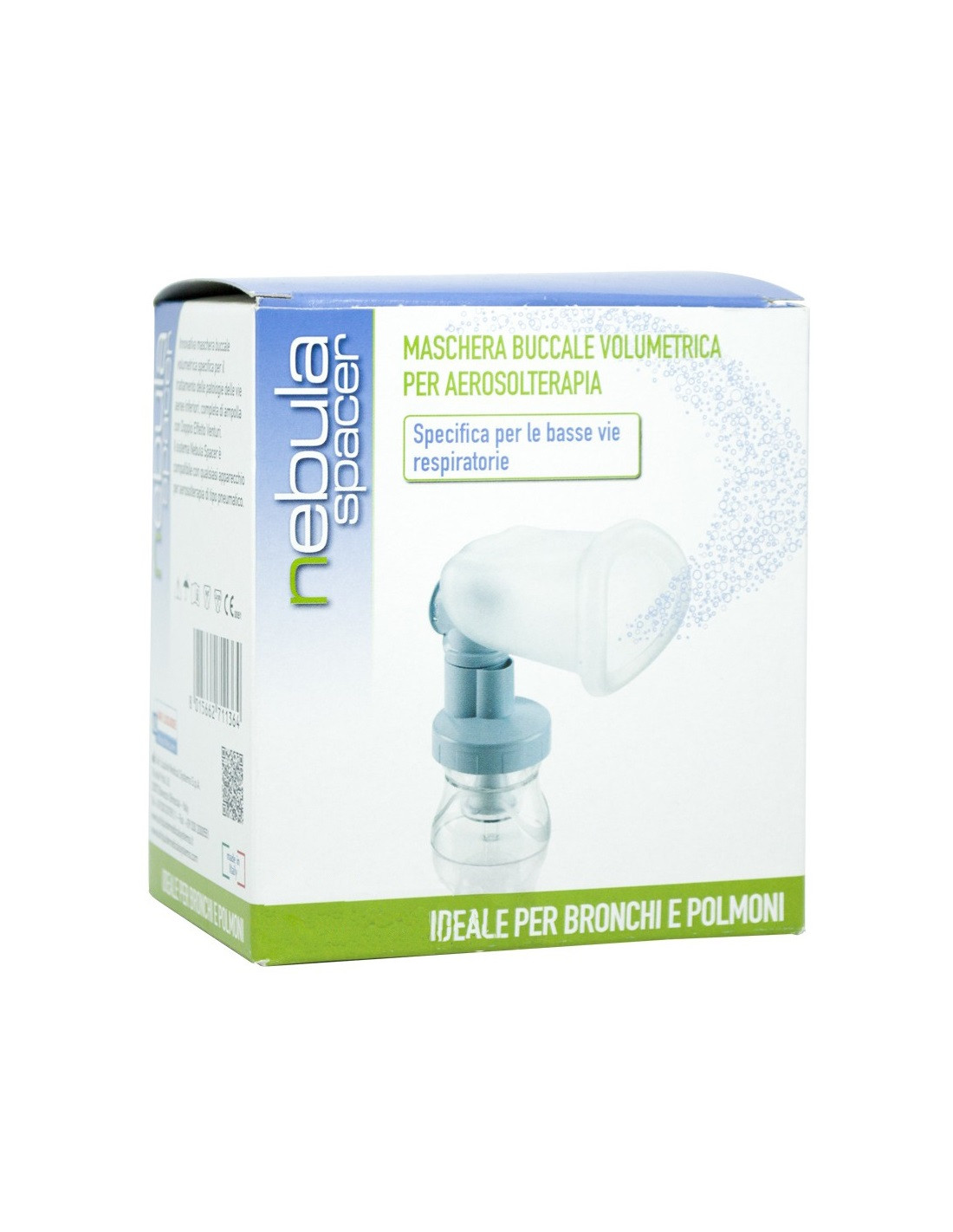 Nebula Spacer Maschera Buccale Volumetrica Per Aerosolterapia
