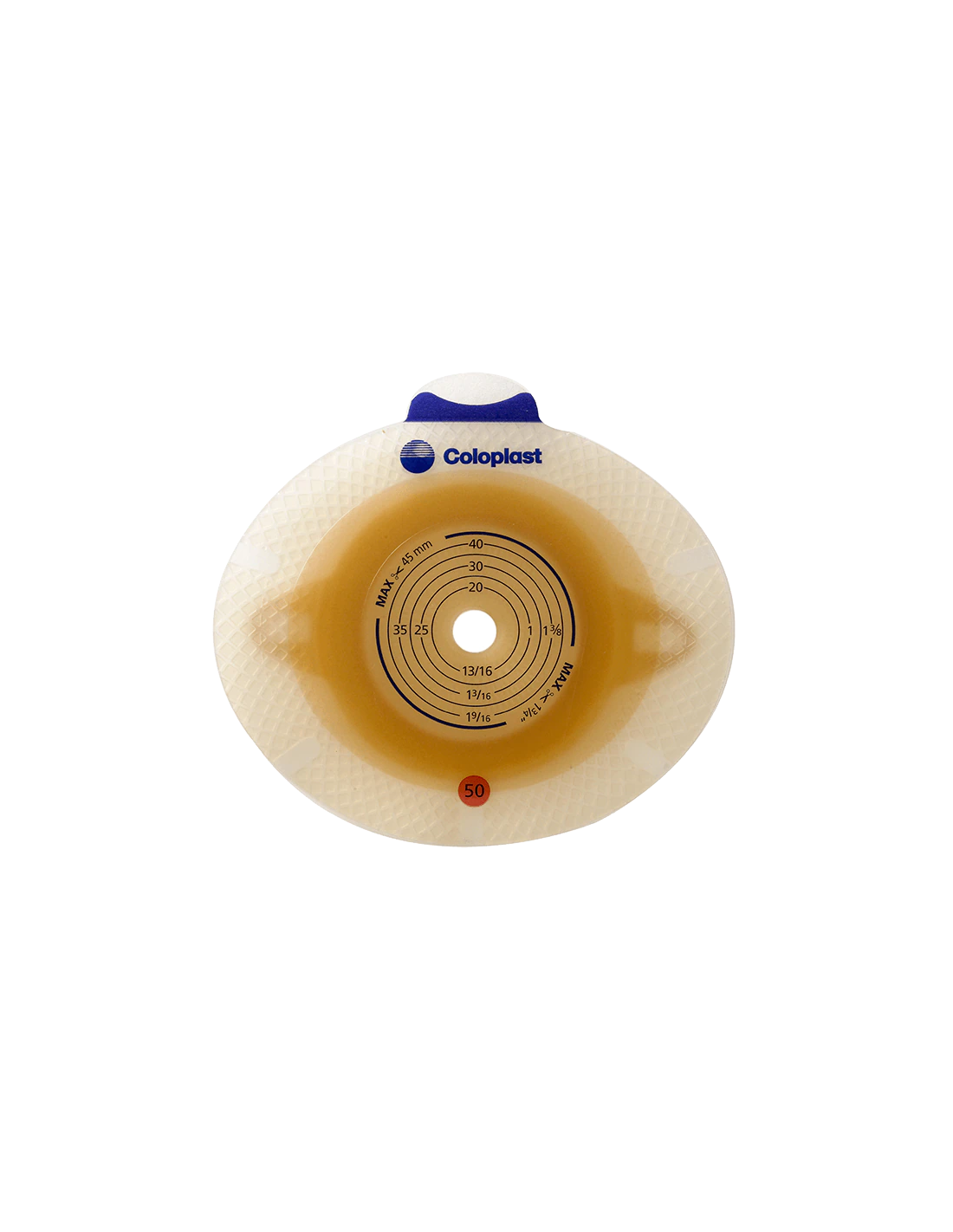 Sensura Click Placca Piana Adesiva Per Colostomia 5Pz