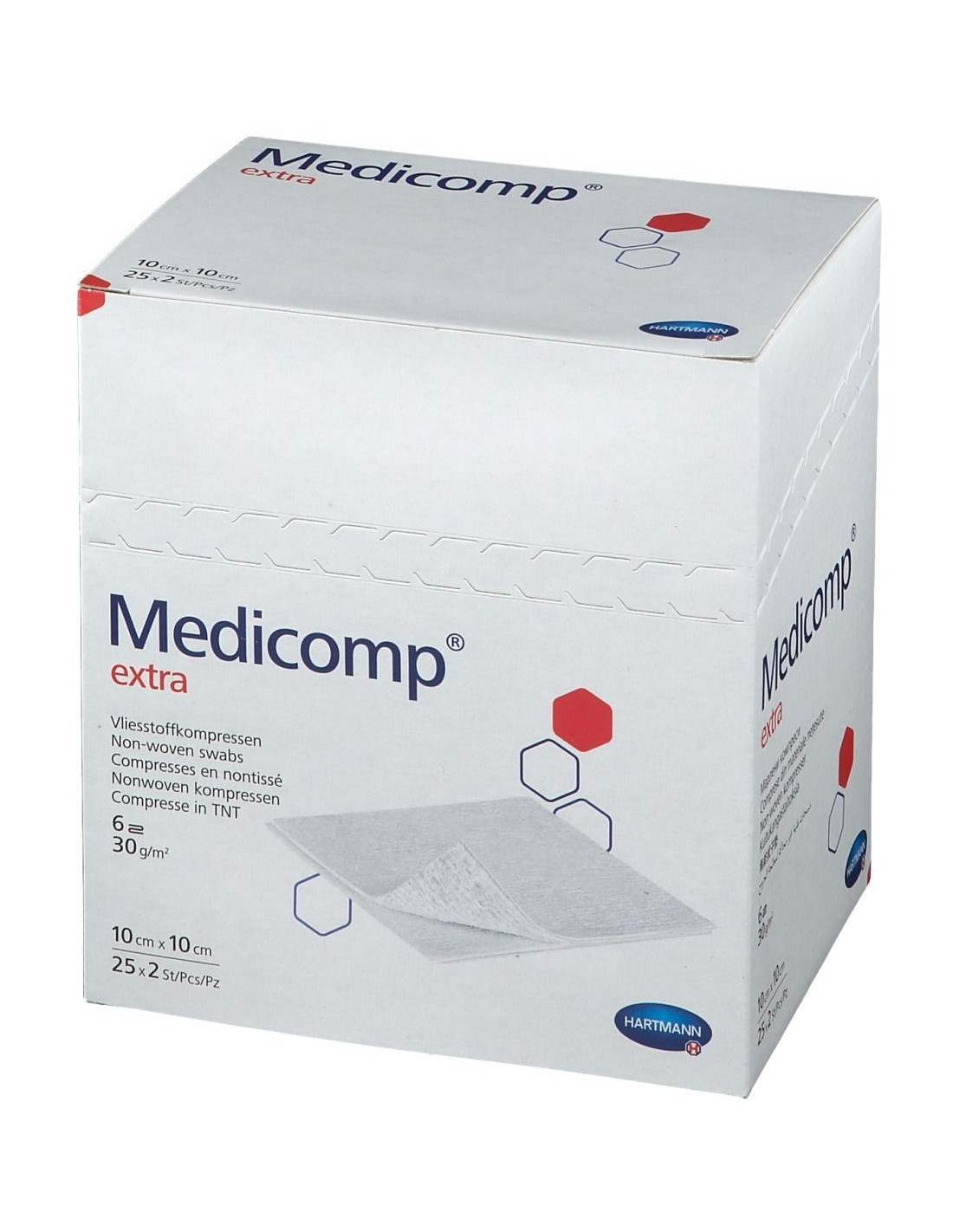Medicomp Extra Compresse Di Garza Sterile In Tnt 10X10 50Pz