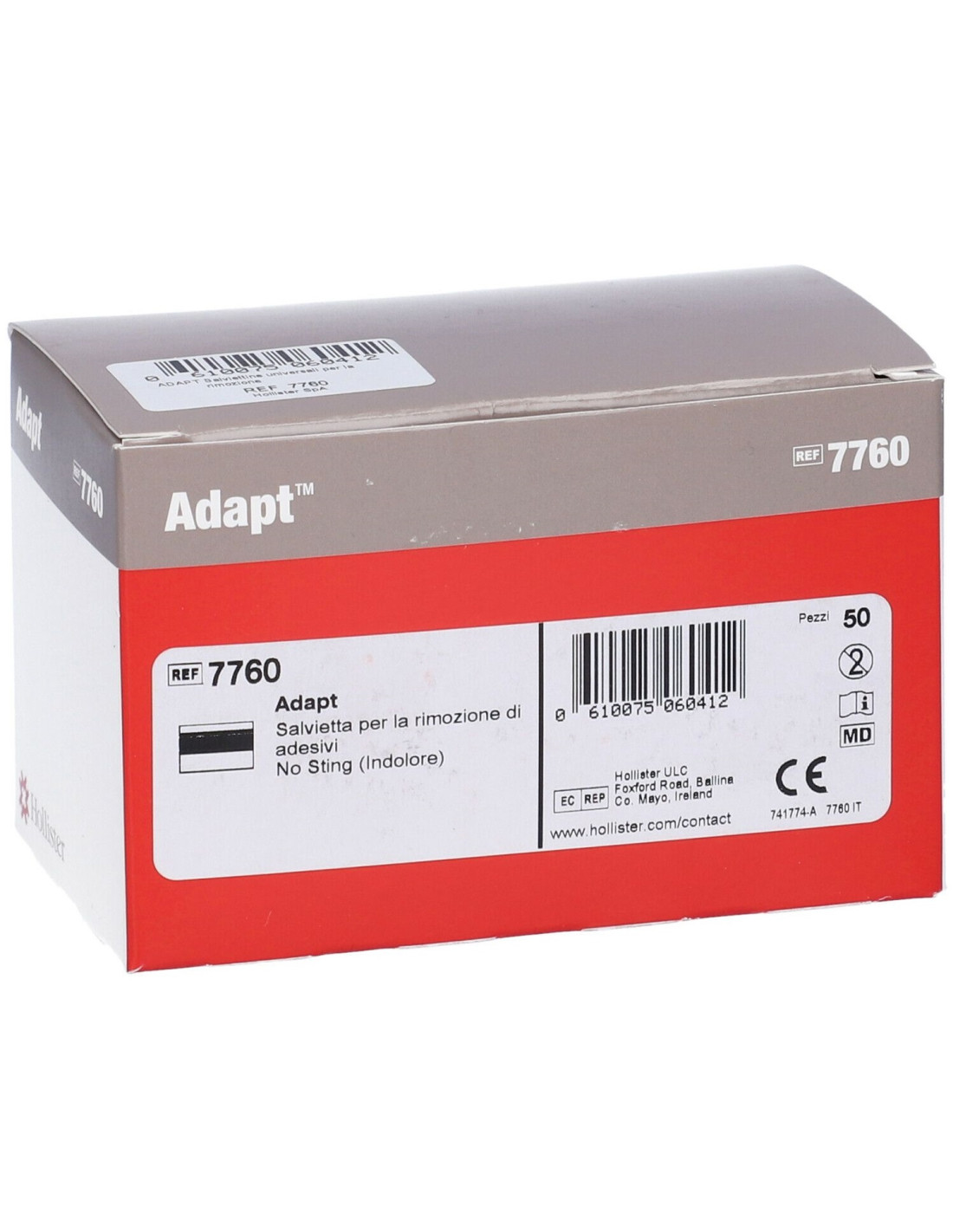 Adapt Salviette Per La Rimozione Di Adesivi Medicali 50Pz
