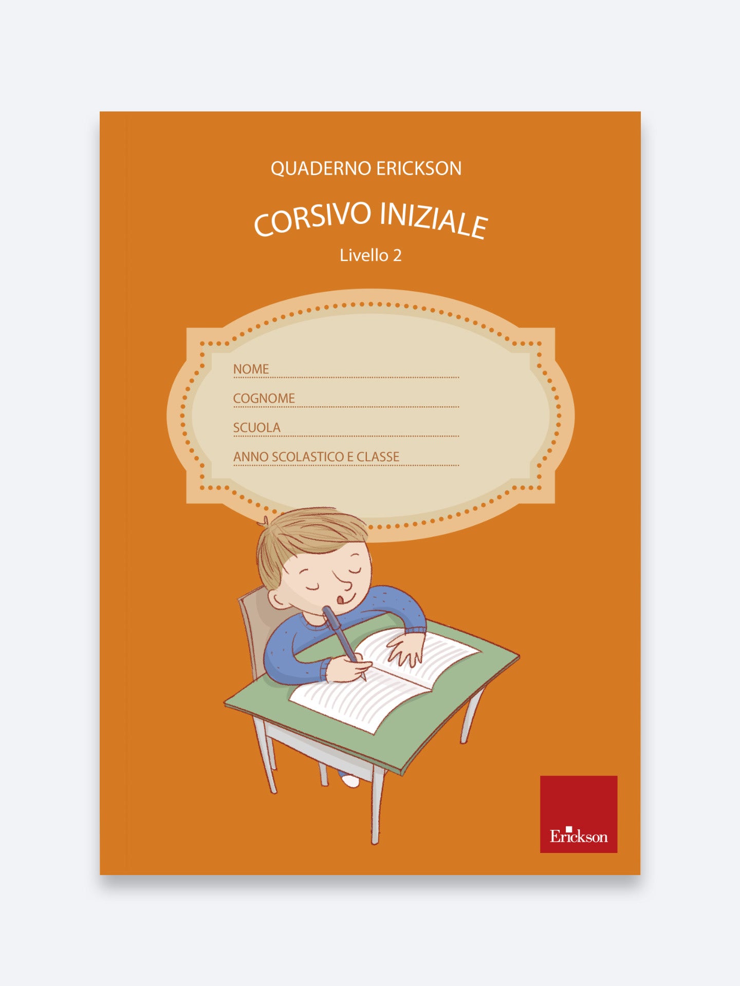 Quaderno Erickson Per La Disgrafia - Livello 2 - Corsivo Iniziale | Prima E Seconda Classe Primaria | Scuola Primaria - Classe Prima, Primaria -