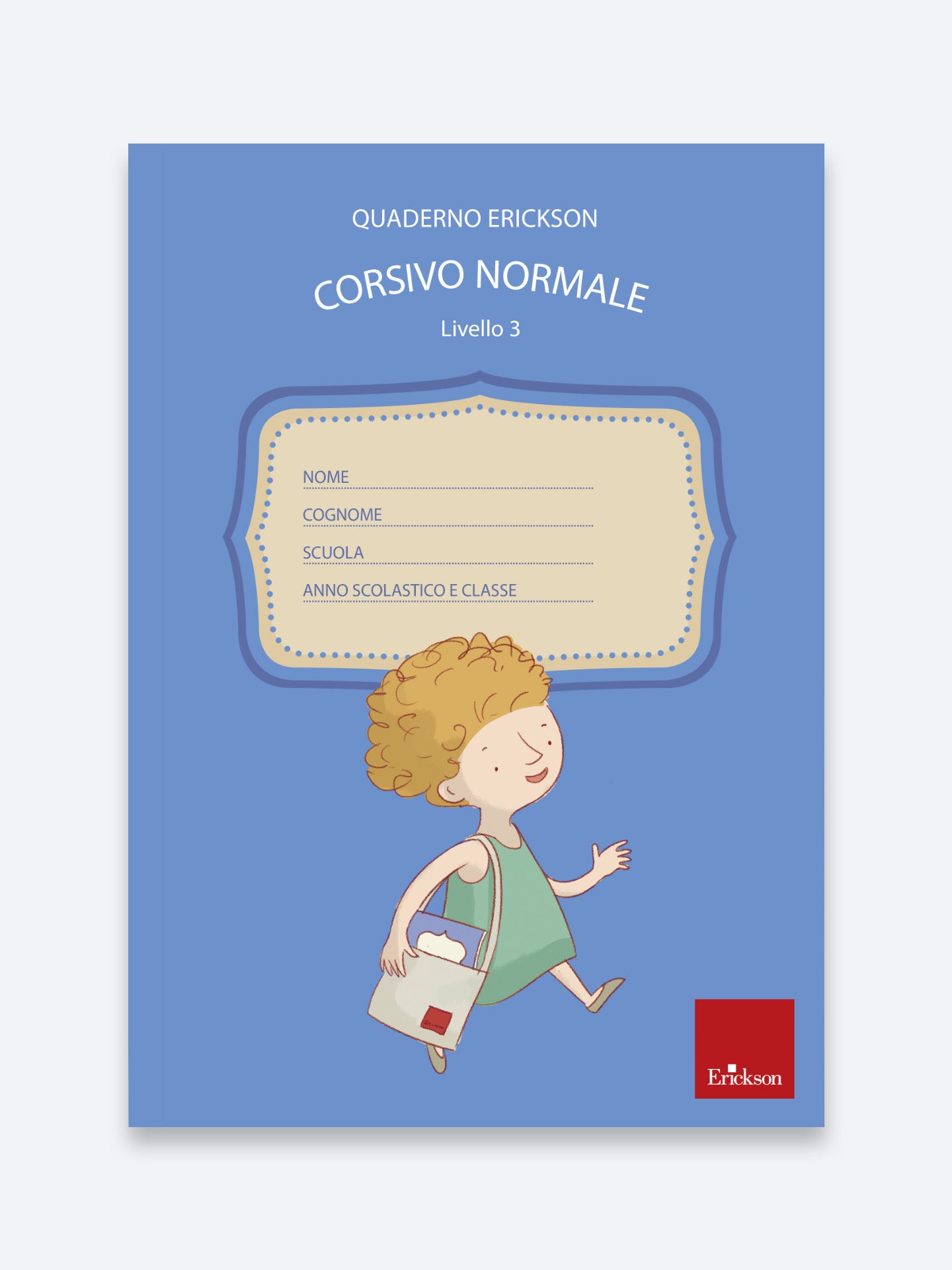 Quaderno Erickson Per La Disgrafia - Livello 3 - Corsivo Normale | Classe Terza Scuola Primaria | Erickson