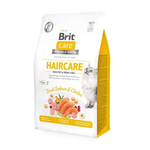 Brit Gatto Grain Free Haircare 7 Kg (Gratis Spedizione)
