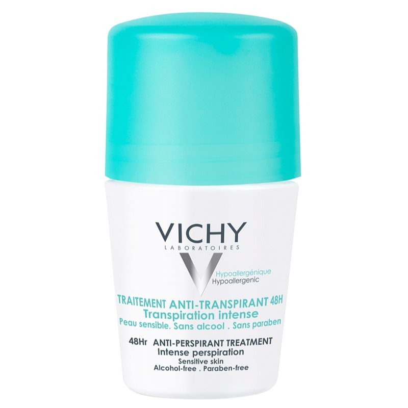 Vichy Deodorant 48H Antitranspirant-Deoroller Gegen Übermäßiges Schwitzen 48H 50 Ml