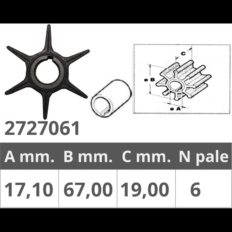 Girante suzuki 2t dt 40-50-60-65