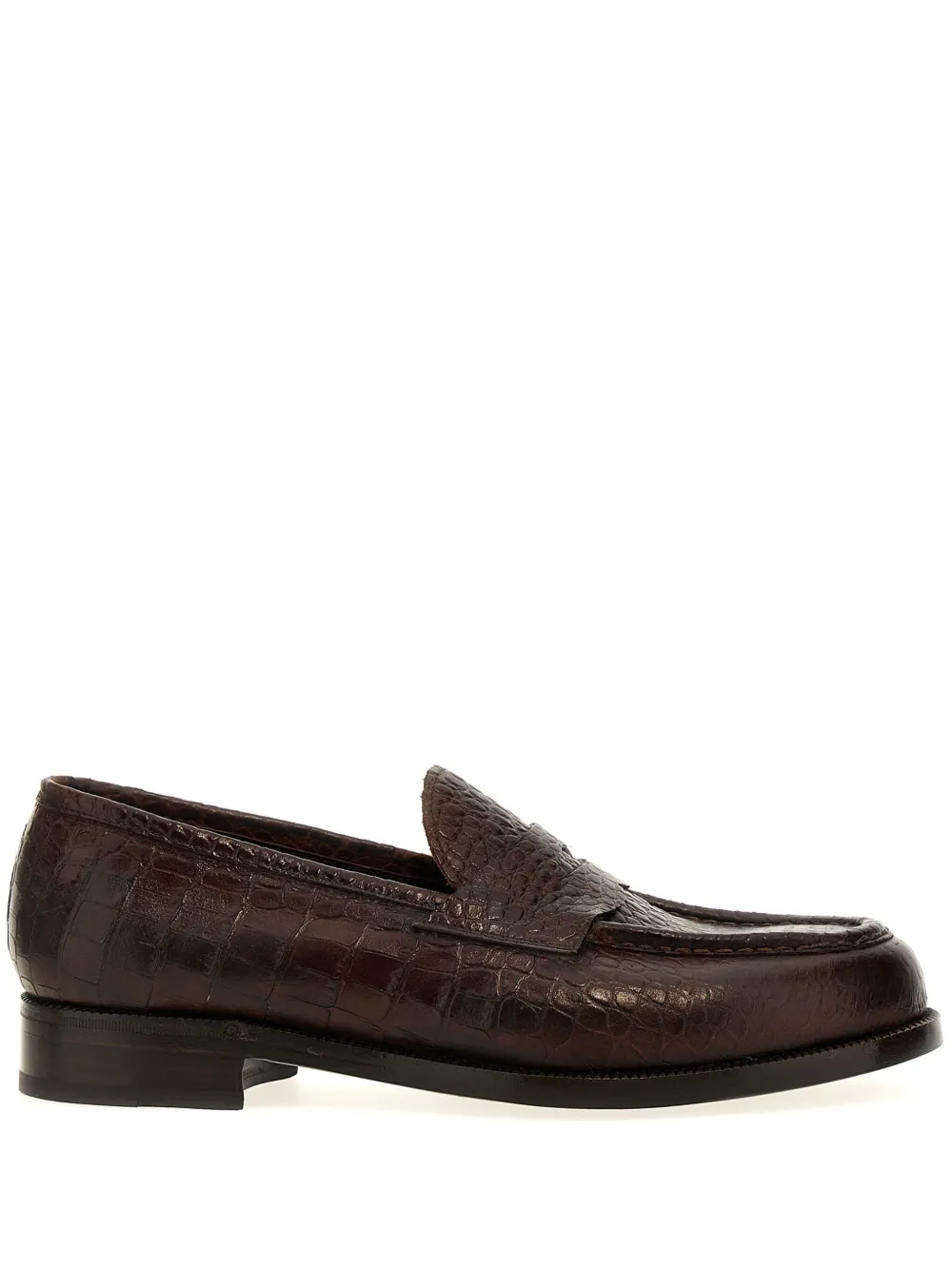 Lidfort classic penny loafers - Marrone