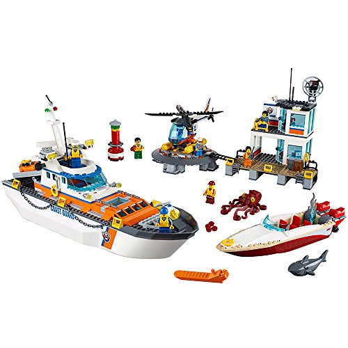 Lego 60167 - City Coast Guard, Quartier Generale Della Guardia Costiera