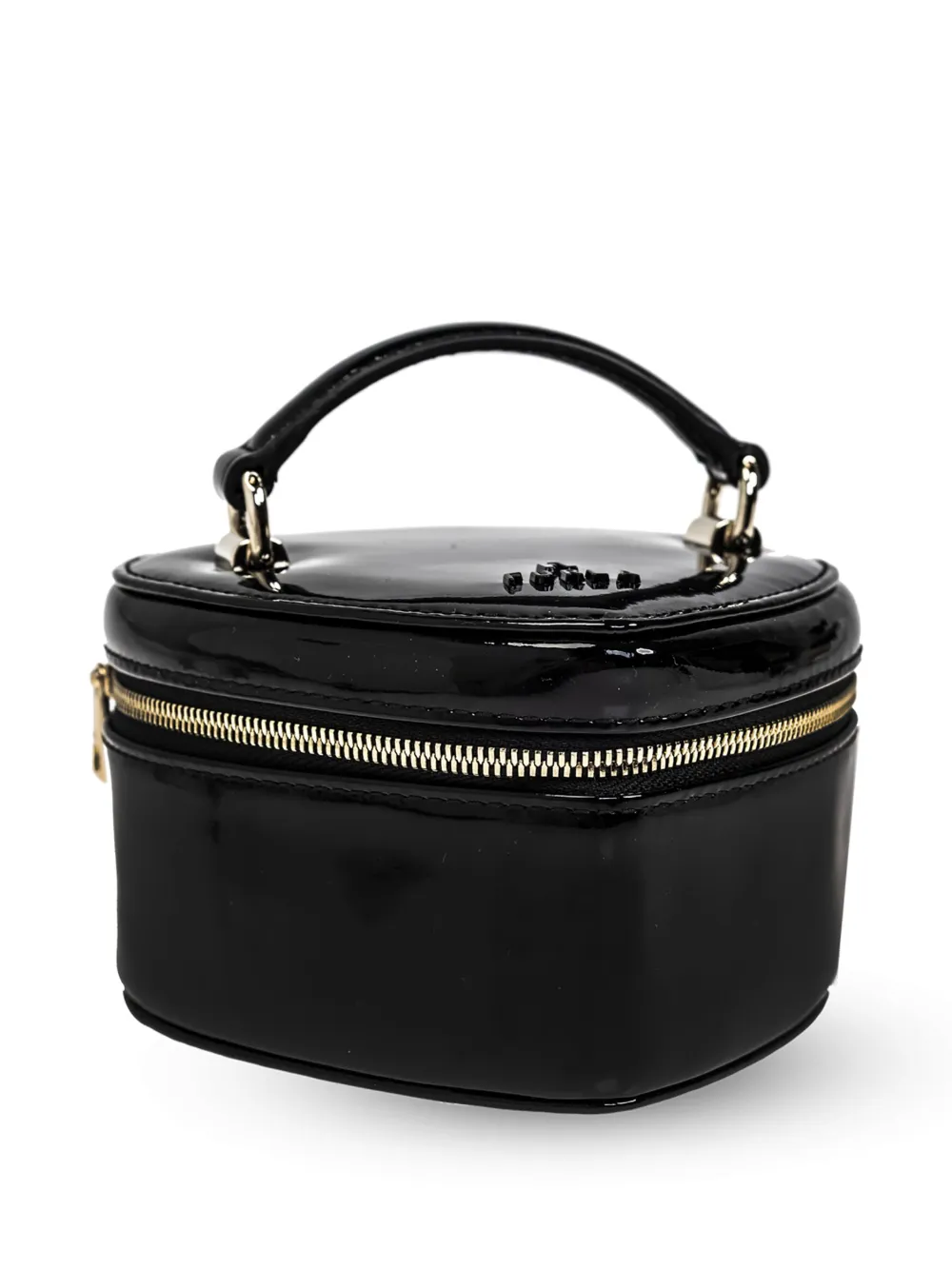 Furla leather jewellery box - Nero