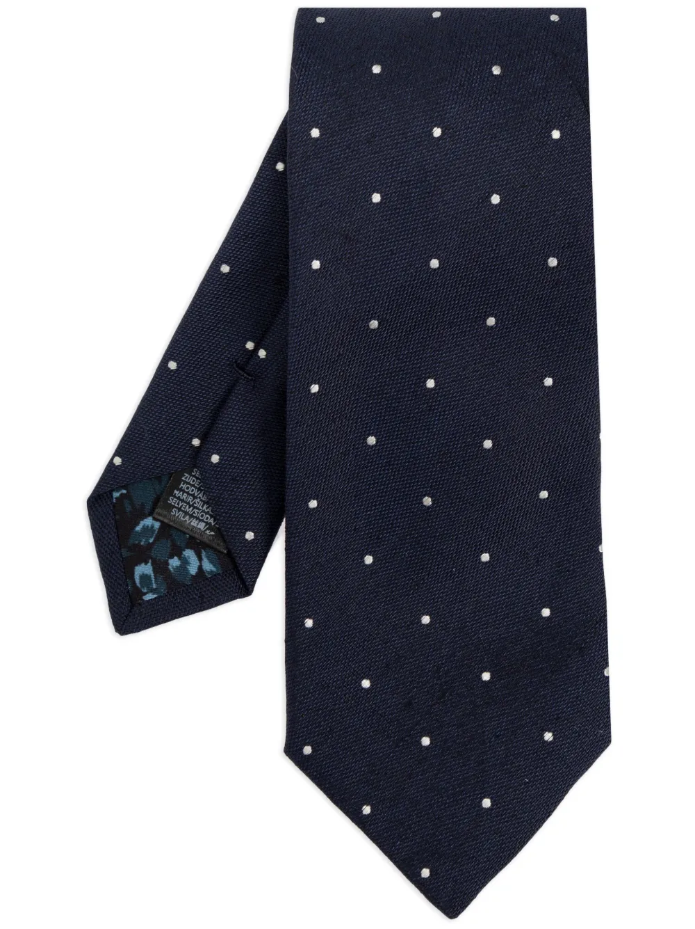 Paul Smith polka dot tie - Blu