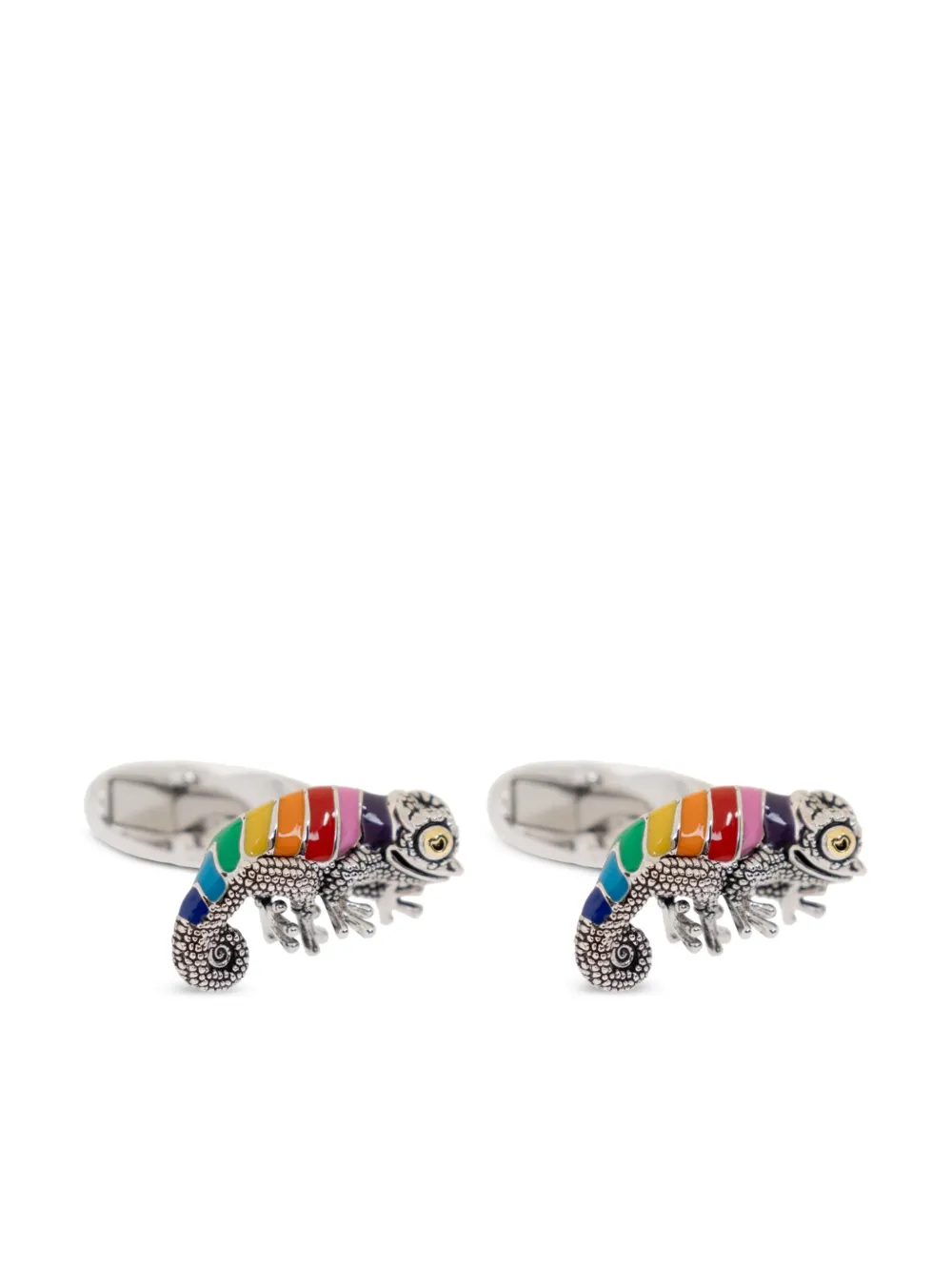 Paul Smith Chameleon cufflinks - Argento
