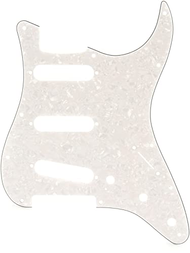 Fender 099 – 2140 – 000 Standard Stratocaster Pickguard Sss White Pearl – Battipenna