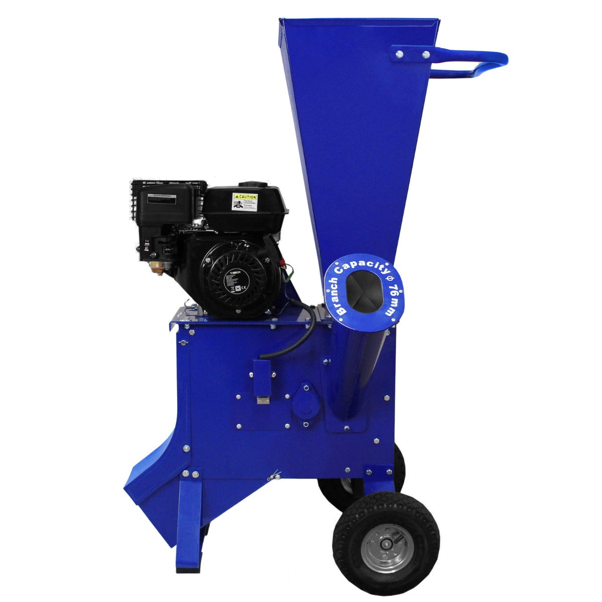 Cippatrice trituratore per rami 64x88x134 cm in acciaio blu