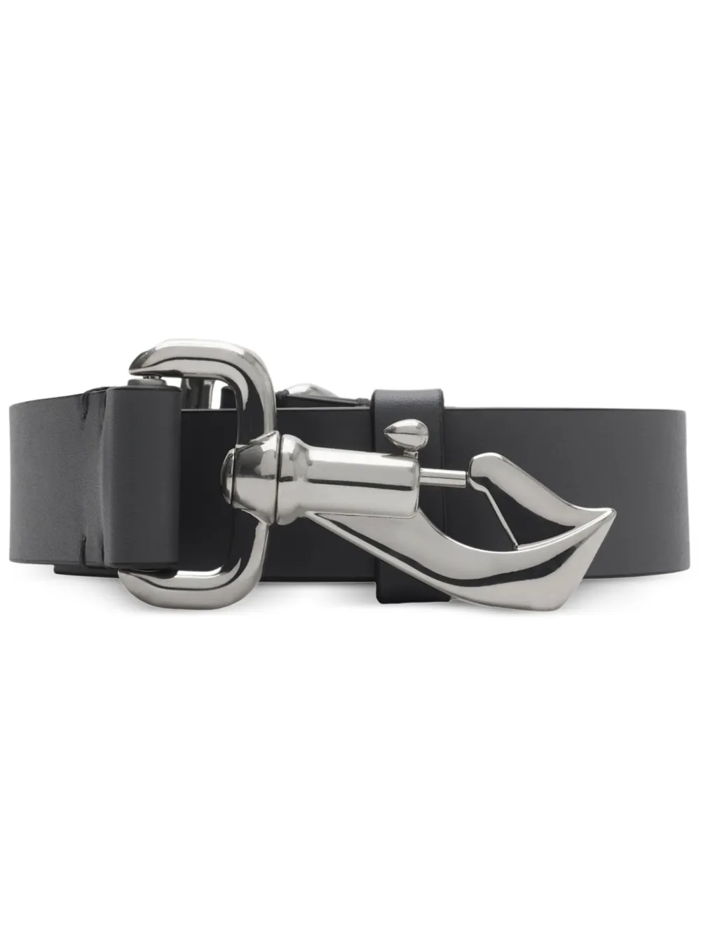 Burberry leather Equestrian belt - Nero