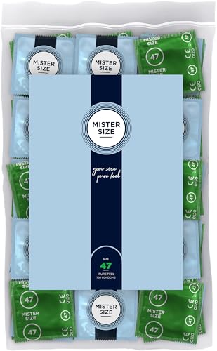 Mister Size Monsieur Size Preservativi Trasparenti 47 Mm