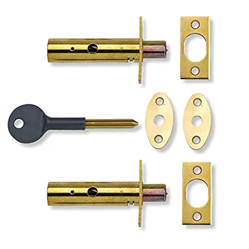 Yale Yalp2Pm444Pb Blocco Di Sicurezza, Ottone, Confezione Da 2