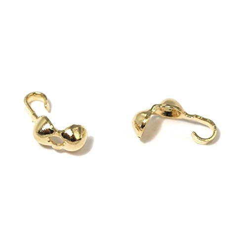 Rayher Calotta Da Schiacciare, Diametro 3 Mm, Oro, Sb-Btl, 8 Pezzi