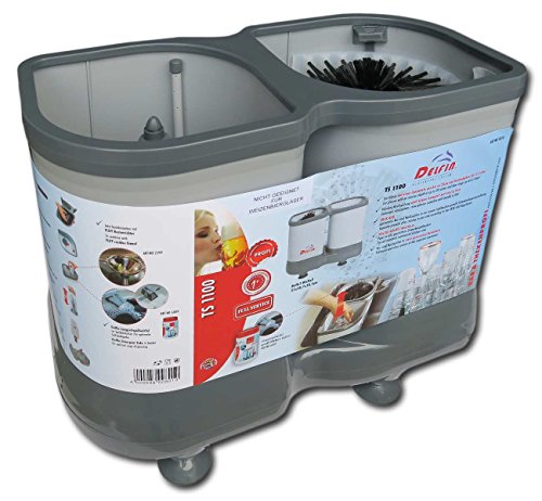 Unbekannt 4000948008010 Delfin Ts 1100-Detergente Per Bicchieri Con Dispositivo Di Risciacquo Telescopico, 37,0 X 30,7 X 18,5 Cmit, Plastica