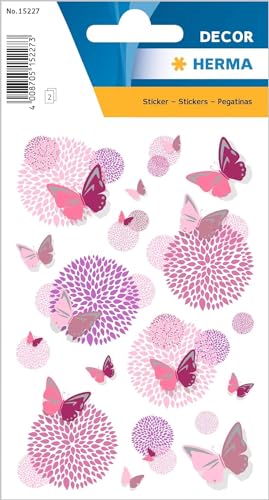 Herma Adesivo Blumen, Carta, Farfalla Fiore
