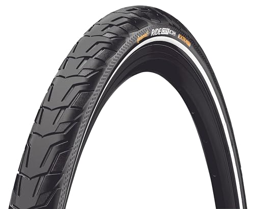 28 Pollici Continental Ride City Bicicletta Pneumatico 42-622 Filo Guaina 28X1.6 Tire Nero Reflex E25