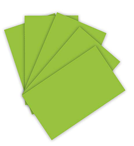 Folia 130 G/M², Carta Colorata In Verde Mais, Din A3, 50 Fogli, Come Base Per Numerosi Lavori Di Bricolage, Colore, 6350