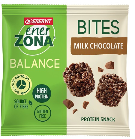Enerzona bites milk chocolate snack 1 bustina