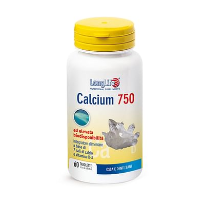 Longlife calcium 750mg 60tav