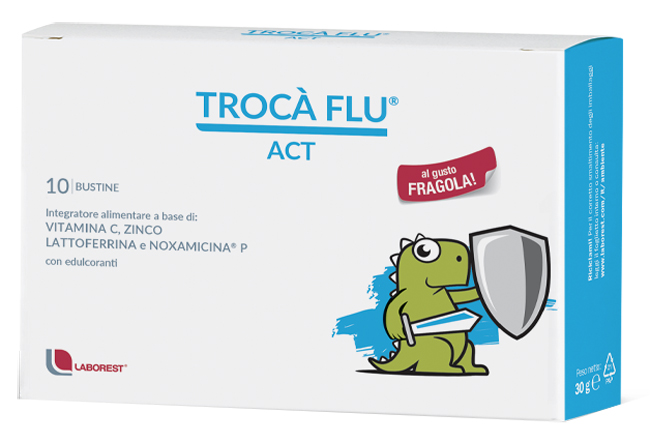 Troca&#039; flu act 10 bustine