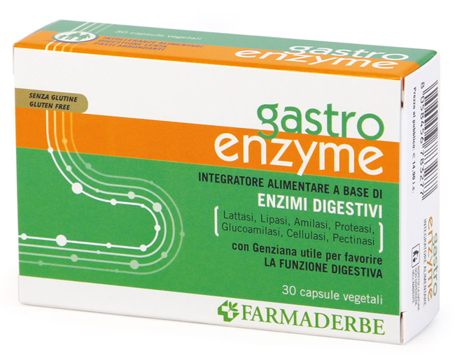 Farmaderbe gastro enzyme 30cps vegetali