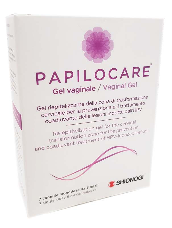 Papilocare gel vaginale 7 cannule monodose x 5 ml