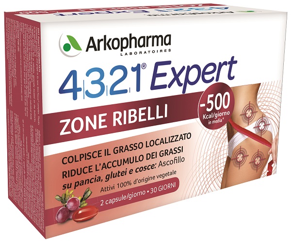 Arkopharma 4321 slim zone ribelli 60 capsule