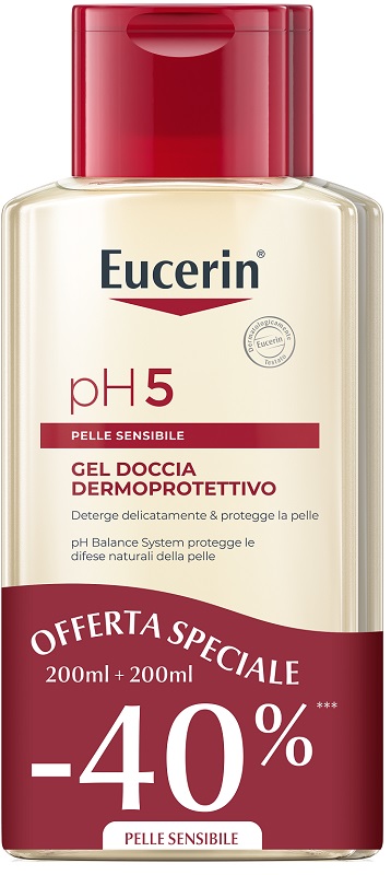 Eucerin bipacco ph5 gel doccia 200ml + 200ml