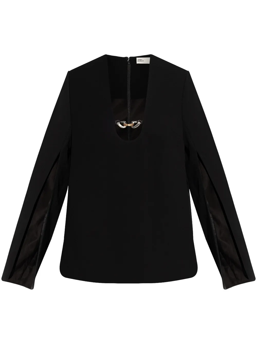 Tory Burch crepe tunic - Nero