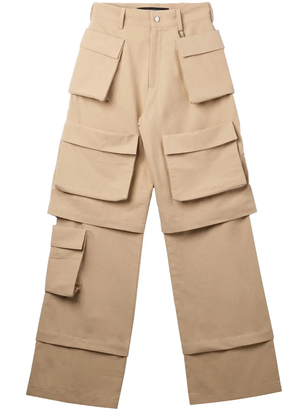 Spencer Badu Safari cargo pants - Toni neutri