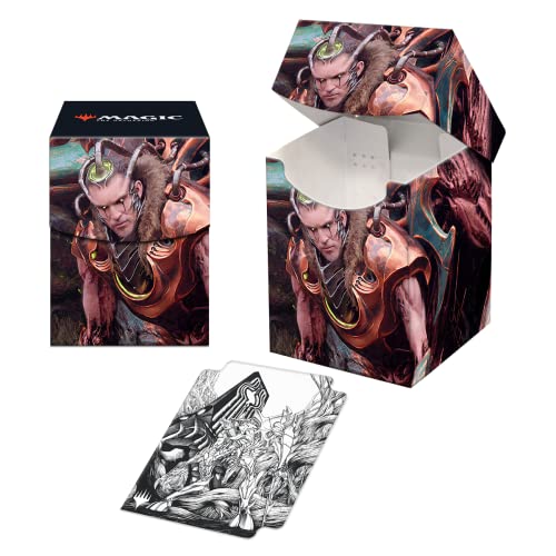 Ultra Pro - Magic: The Gathering Phyrexia All Will Be One - 100+ Card Deck Box (Lukka, Bound To Ruin) Protect & Store Collectible Cards, Trading Cards