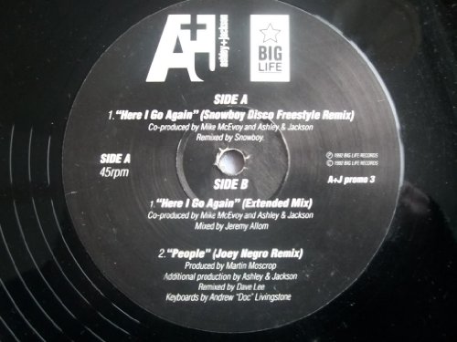 Here I Go Again / People - Ashley And Jackson 12"